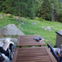 Abends auf der Veranda